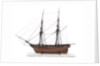 Brig, port broadside by unknown