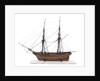 Brig, port broadside by unknown