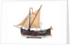Dutch hooker, port broadside by unknown