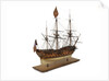 Ship of 60 guns, starboard stern quarter by unknown