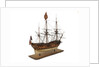 Ship of 60 guns, starboard stern quarter by unknown