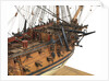 Ship of 60 guns, starboard foredeck detail by Unknown