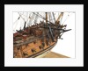 Ship of 60 guns, starboard foredeck detail by Unknown