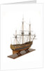 Ship of 50 guns, starboard stern quarter by unknown