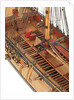 Ship of 24 guns, waist area detail by unknown