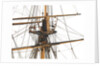 Ship of 24 guns, main top and topsail detail by unknown