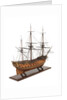 Ship of 50 guns, starboard stern quarter by unknown