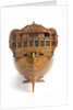 A contemporary dividing full hull model of the 'Washington' (1797), a Dutch 74-gun, two-decker ship of the line by unknown