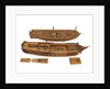 A contemporary dividing full hull model of the 'Washington' (1797), a Dutch 74-gun, two-decker ship of the line by unknown