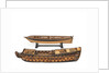'Royal William', model split to show upper and lower decks by unknown