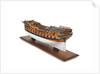 Ship of 64 guns, port stern quarter by unknown