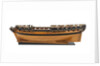 Ship of 36 guns, port broadside by Unknown