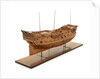 Ship of 50 guns, starboard stern quarter by unknown