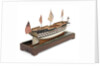 Ship of 74 guns, starboard stern quarter by Unknown