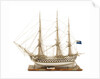 Ship of 100 guns, port broadside by Unknown