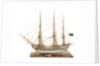 Ship of 100 guns, port broadside by Unknown