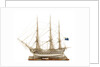 Ship of 100 guns, port broadside by Unknown