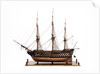 Ship of 110 guns, port broadside by unknown