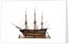 Ship of 110 guns, port broadside by unknown