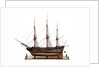 Ship of 110 guns, port broadside by unknown