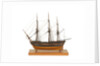 Frigate of 50 guns, port broadside by unknown
