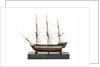Two-decker, port broadside by unknown