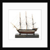 Two-decker, port broadside by unknown