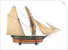 Brigantine, starboard broadside by unknown