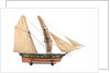 Brigantine, starboard broadside by unknown