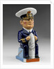 Toby jug modelled as a seated figure of Admiral David, Earl Beatty (1871-1936) by Francis Carruthers Gould