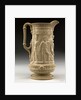 Buff-coloured jug by Sandford Pottery