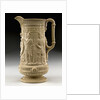 Buff-coloured jug by Sandford Pottery