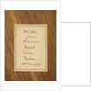 Octant - box label by Benjamin Martin