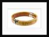 King Aqua Bracelet - View Showing Engraving 'King' by unknown
