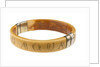 King Aqua Bracelet - View Showing Engraving "Aqua" by unknown