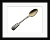 Electroplated teaspoon with a gilt bowl and a threaded edge, engraved on top of the handle 'BLACK BALL LINE OF AUSTRALIAN PACKETS' by Elkington & Co. Ltd.
