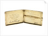 Gold cigarette case presented 1917 to Admiral Sir Guy Reginald Arthur Gaunt KCMG CB (1870-1953) by unknown