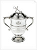 Two-handled silver cup by F.S.J.H.