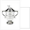 Two-handled silver cup by F.S.J.H.