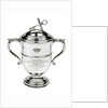 Two-handled silver cup by F.S.J.H.