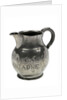 Pewter ale jug said to have been owned by Frederick Marryat (1792-1848), naval officer and novelist, but with bogus inscriptions and marks by unknown