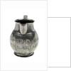 Pewter ale jug said to have been owned by Frederick Marryat (1792-1848), naval officer and novelist, but with bogus inscriptions and marks by unknown