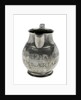 Pewter ale jug said to have been owned by Frederick Marryat (1792-1848), naval officer and novelist, but with bogus inscriptions and marks by unknown