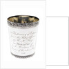 Silver beaker to the Purser of HMS 'Horatio', 1812 by A. B.