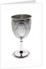 Silver-plated goblet won as a swimming prize at Greenwich School by unknown