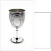 Silver-plated goblet won as a swimming prize at Greenwich School by unknown