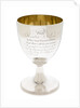 Goblet presented in 1807 by Vice-Admiral Lord Nelson's daughter Horatia Nelson (1801-81) by John Emes