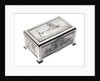 Silver cigarette box, commemorating the Battleship HMS 'King George V' (1911), given to King George V (1865-1936) by his mother Queen Alexandra (1844-1925) by Peter Carl Faberge