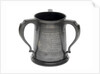 Pewter tankard won at the RNAV cutter race, 1890 by James Dixon & Sons