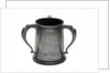 Pewter tankard won at the RNAV cutter race, 1890 by James Dixon & Sons